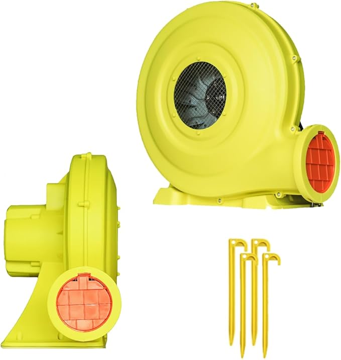 1500W(2PH) Blower for Inflatable Bounce House Commercial Electric Pump Fan for Inflatable Water Slides &amp Screen Movie Quick Blow Up（UL Certification）