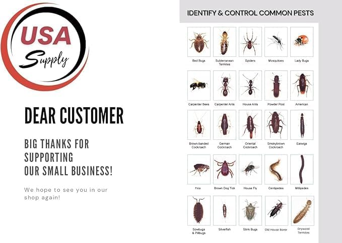 Fly Bait 1Lb | Premium USA Supply Gloves for Safe Eradication | USA Supply Pest ID Card