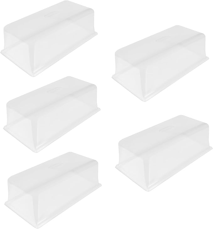 SUNPACK Sundome Plastic Humidity Dome Clear 7 (Pack of 5) - Ideal for Greenhouses or Indoor Growing Maintains Humidity for Healthy Seedling Growth