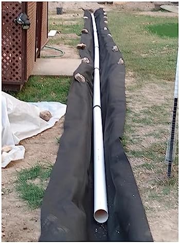 Non-Woven Geotextile Fabric for French Drain System Heavy Duty Garden Weed Barrier Cloth Commercial Landscaping Fabric for Effective Weed Control
