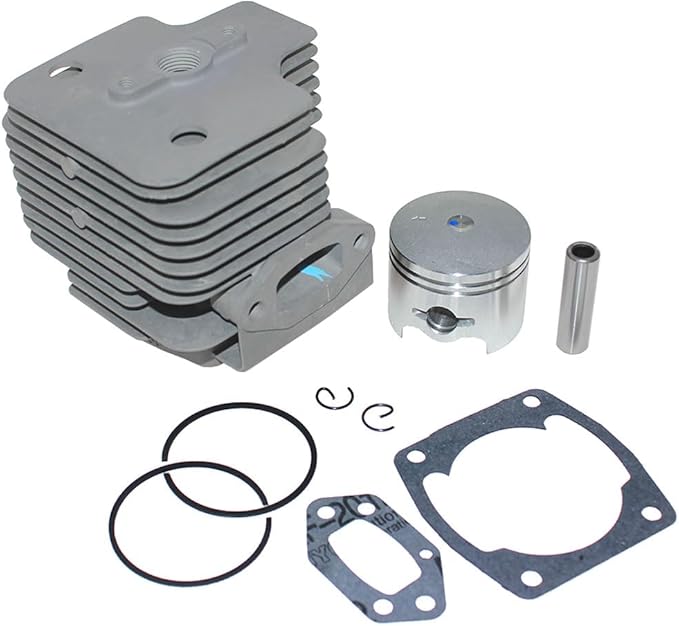 Cylinder Piston Kit for RedMax EB6200 EB7000 EB7000RH EB70001 EB7001RH EB4401 EB4300 EB4400 Zenoah EB430 EB440 EB441 EB4300 EB6200 MD431A MD431D MD431M PN 2750-12111 1490-12113 1490-12114