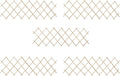 Trellis Fences 5 pcs FirwoodExtendable Instant Fence Expandable Garden Trellis Fence for Home Yard Garden Plant Climb Trellis Partition Decorative 70.9x23.6