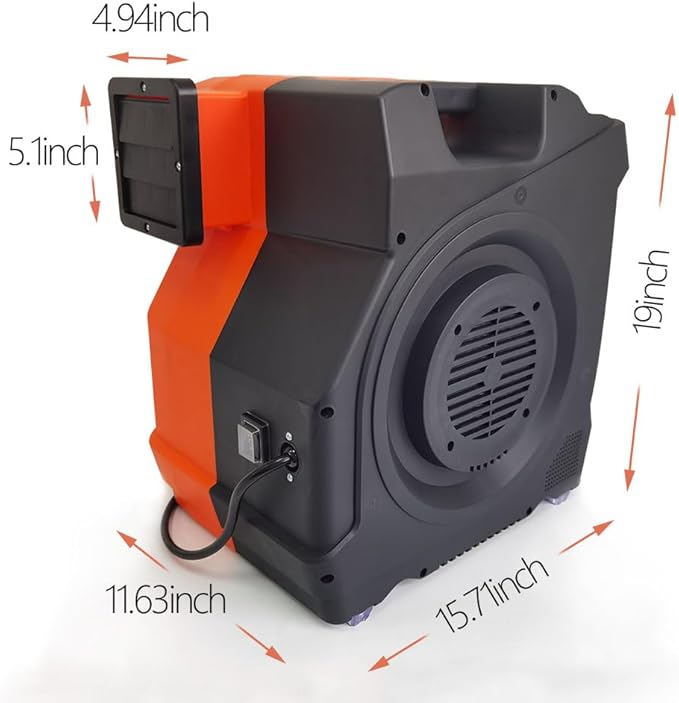 3HP 2150W Inflatable Blower for Bounce Houses Energy Efficient Air Blower Water Slides and Large Outdoor Inflatables