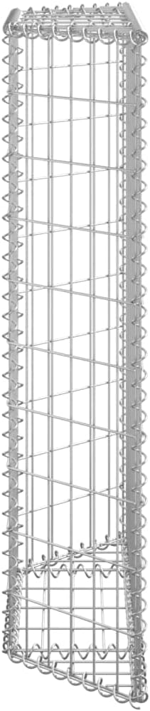 Trapezium Gabion Raised Bed Galvanized Steel 31.5x7.9x39.4