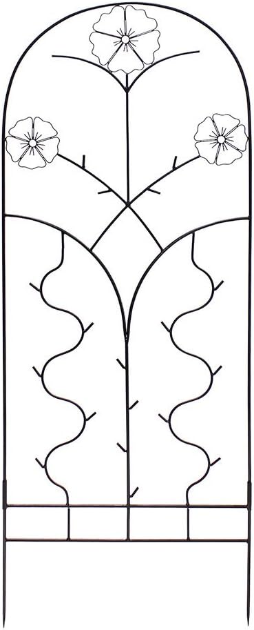 Achla Designs Primrose Wrought Iron Garden Trellis