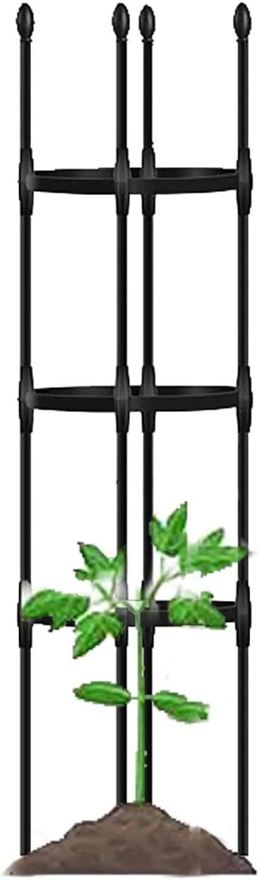 Garden Trellis for Climbing Plants - 43556779-Inch Adjustable Metal Obelisk Trellis for Tomato Cucumber and More - Sturdy and Rustproof Plant Support for Indoor and Outdoor Use ( Size : 13.8/35c