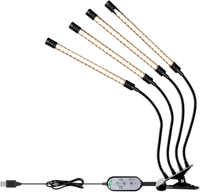 80W Indoor Planting Lights Dimmable Automatic on/Off 360° Adjustable 3-Mode Greenhouse Tent Hydroponic UV/IR Vegetables Flowers Succulent Fruit Seedlings Imitating Sunlight Cultivation Lampings