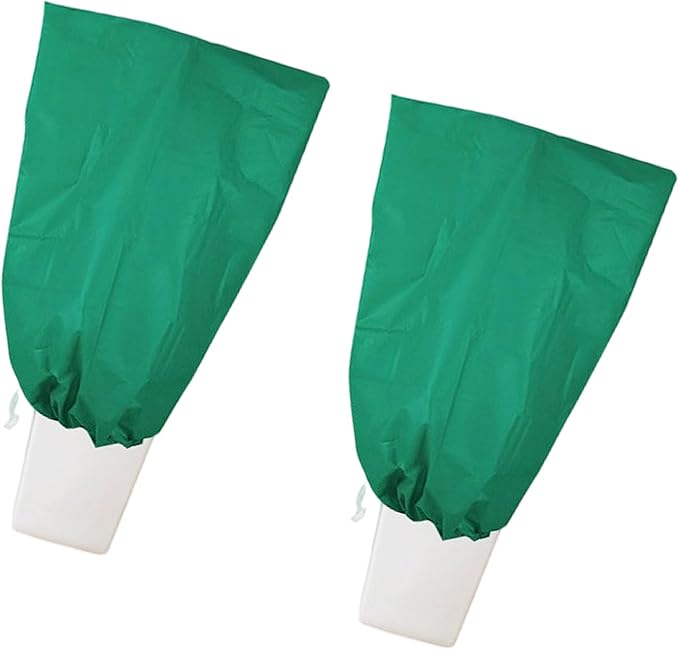 Strengthened Fabric Winter Barrier Protect Highlighting Slide Cord for Trees and Large Herbage 200x240cm White Cream Green