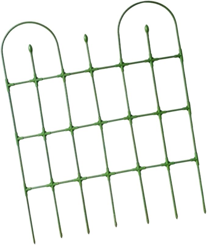 Garden Trellis Frame for Climbing Plants Outdoor Roses Trellis Plant Supported Frame for Outdoor Indoor Plants Vines Cucumbers Green