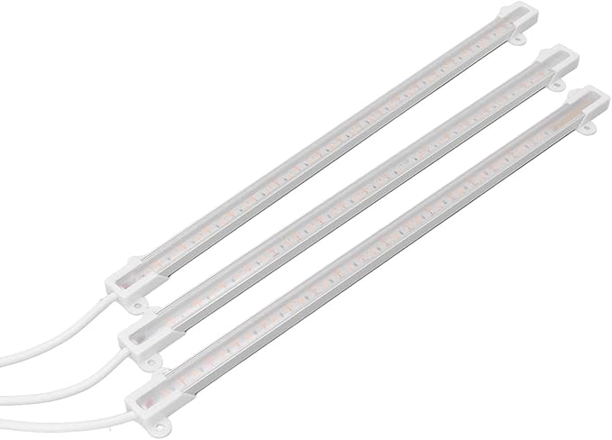 Aramox Solar Grow Light LED Plant Growth Lamp with 10W Double Sided Power Generation for Indoor and Outdoor Plants Energy Efficient Lighting for Greenhouse and Balcony (30w)