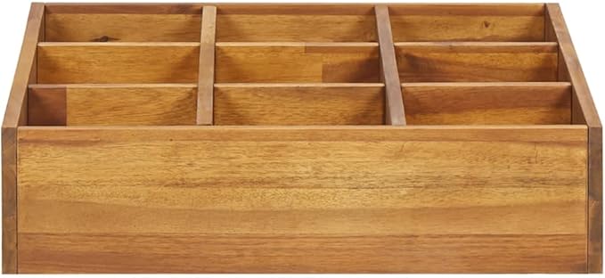Herb Garden Raised Bed Solid Wood AcaciaRaised Flower BedsGardening PlantersMultifunctional Raised BedPlant Privacy FenceGreenhouse Planterfor GardensPatiosBalconiesTerraces23.6x23.6x5.9