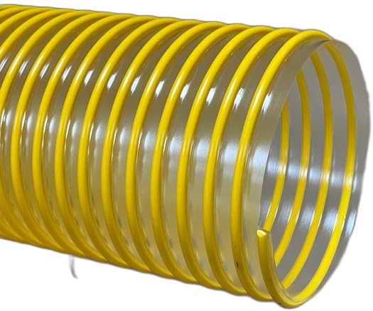 Polyurethane Quality Flexible Leaf and Lawn Vac Vacuum Hose Tubing 10 Foot of 8 Inch Fits Trac Vac Agri-Fab DR Cyclone PECO