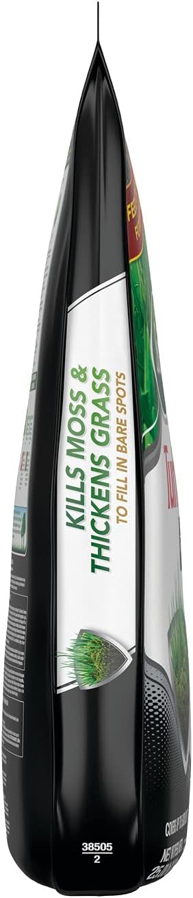 Scotts Turf Builder with Moss Control Moss Killer and Lawn Fertilizer Covers Up to 5000 sq. ft. 25 lbs.