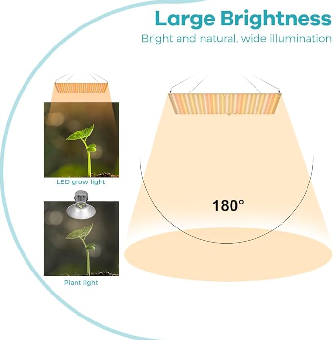 2PCS 500W LED Sunlight Plant Panel Lamps 100-277V Greenhouse Tent Hydroponic Fill Light UV/IR Full Spectrum Indoor Seedings Cultivation Lights 110V Sunlike Sapling Vege Fruit Flower Moss Succulent