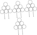 GANAZONO 4pcs Garden Plant Trellis Metal Support for Climbing Plants for Use Flower Support and Garden Supplies
