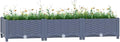YAFF Raised Bed 47.2x15.7x9.1 Polypropylene (10.296lbs)