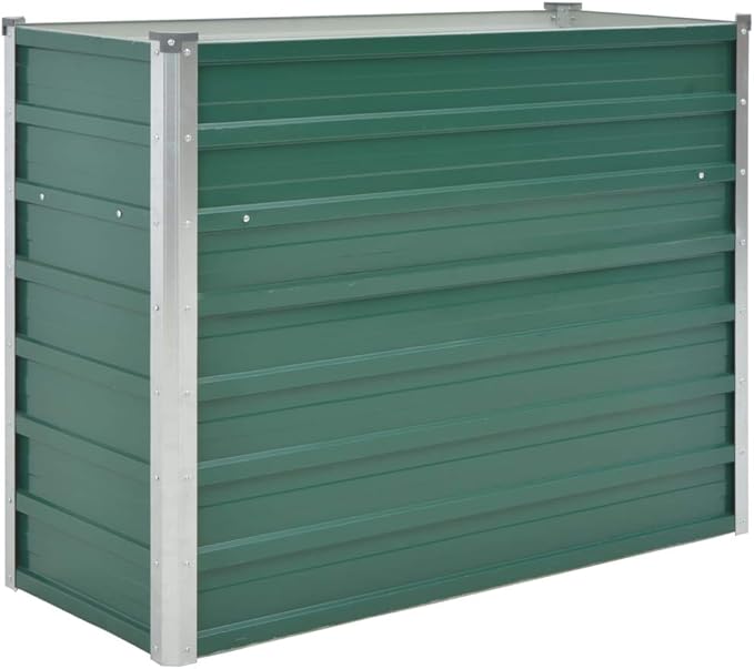 Garden Raised PlanterGarden BedGalvanized Raised Garden BedPlanter Raised bedsGalvanized PlanterBed Galvanized Steel 39.4x15.7x31.3 Green