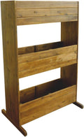 3-Tier Garden Raised Bed Garden beds Outdoor Planter Boxes Outdoor Suitable for Flowers Patios Backyard Restaurants Solid Acacia Wood