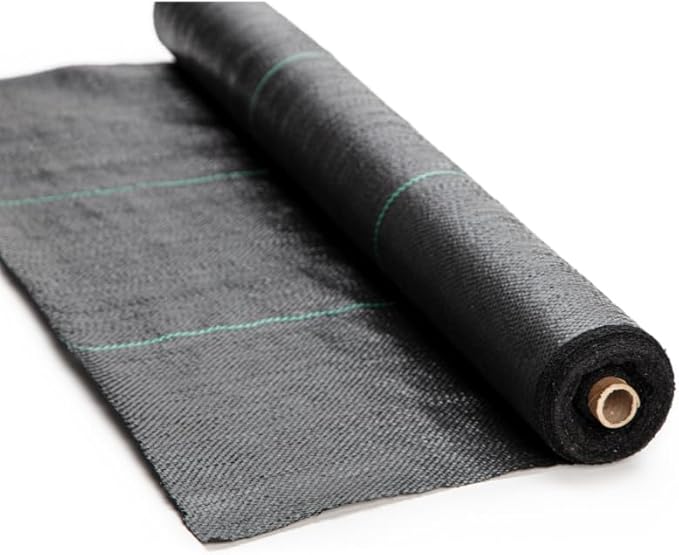 3.75ft x 300ft Weed Barrier Landscape Fabric 3.2oz Heavy Duty Weed ControlWoven Ground Cover for Gardening