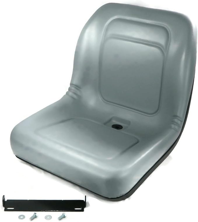 The ROP Shop Gray High Back Seat fits 2003 Dixie Chopper Lawn Mowers LT2000-50 LT2000-50D