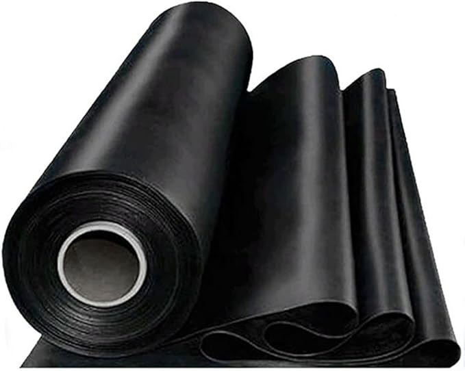 Agricultural Thickening Anti-aging Black Ground Film PE Plastic Film Weed Control Heat Preservation Moisture Preservation and Weed Prevention Black Film for Greenhouse Fruit Tree Planting 2.5KG ( C