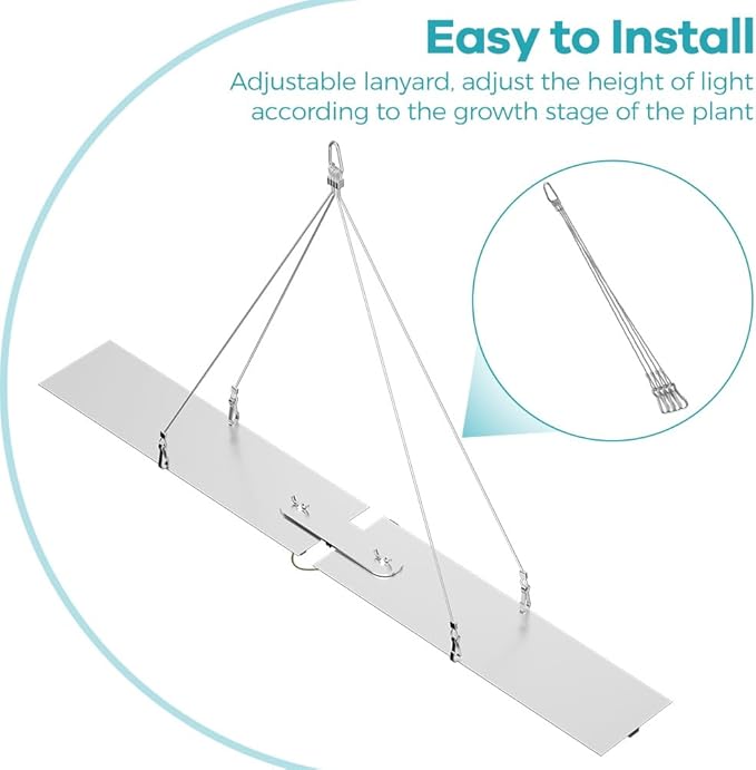 2PCS 500W LED Planting Lights For Home Growth Tents. Cover Compact Areas Fit Plant Rows. Full Spectrum Replicates Sunlight Durable Aluminum Lamp Board Prevents Overheating Protects Lamp Beads US Plug