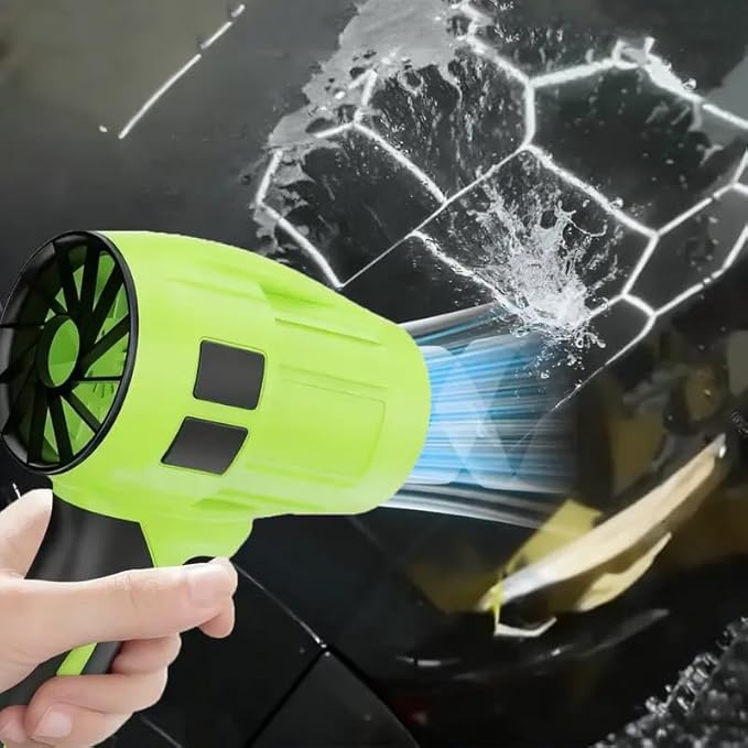 Turbo Jet Blower Leaf Blower Violent Turbo Fan Pure Copper Motor Car Drying After Wash Handheld Snow Blower Cordless Turbo Power Air Duster Home Improve Garden Mainte Perfect Christmas