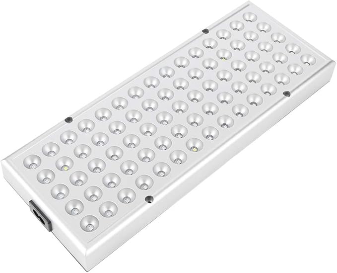 YWBL-WH 75 LED Plant Growth Light Full Spectrum Growing Lights Small and Light with Premium Materials. Suitable for Gardens Greenhouses