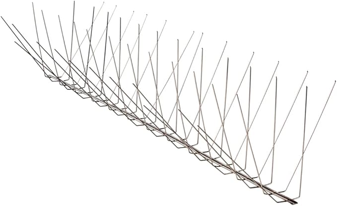 Nixalite Pigeon Spike Stainless Steel Bird Spikes (100 Ft 50-2 Ft. Strips)