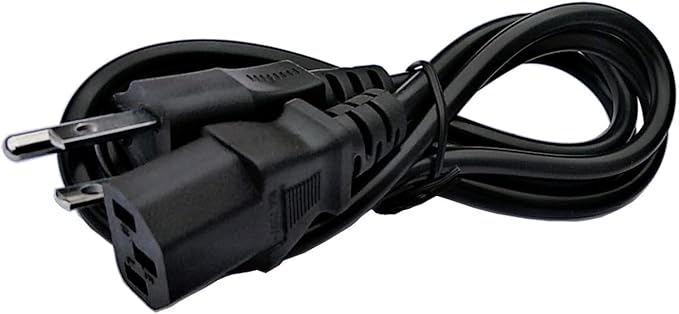 3 Prong AC Power Cord Charger for BESTVA DC1000 DC2000 DC3000 DC4000 GW-AQM55B GW-LS08 LED Grow Light Full Spectrum Grow Lights for Indoor Plants Charging Cable Power Supply 100V-240V