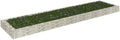 SKM Gabion Raised Bed Galvanised Steel 400x100x20 cm (Weight-13KG)