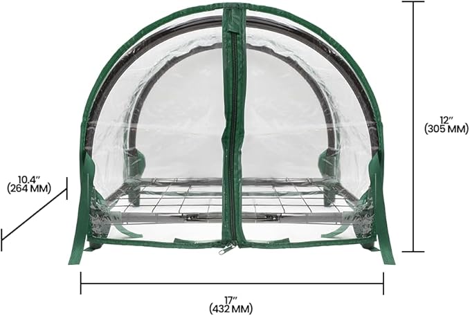 Zenport SH3270-12.5 Mini High Balcony Greenhouse - 10 Pack