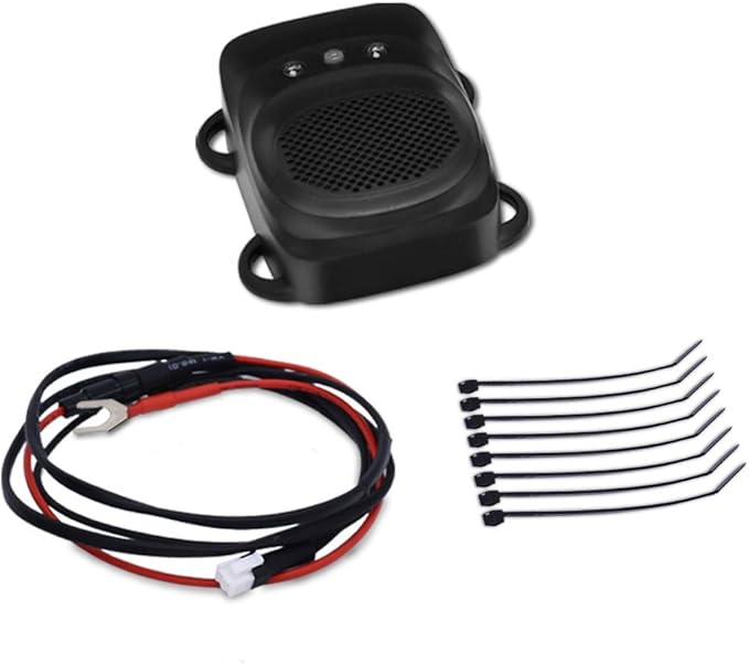 Car Rodent Repellent Ultrasonic Under Hood Animal Repeller Mouse and Rat Deterrent with LED Strobe – Engine Bay Pest Control Device for 12V 24V Vehicle Automobile Truck RV