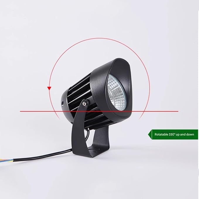 Outdoor Spotlights - LED Floodlights Spotlight Beam Light IP65 Waterproof LED Tree Lights Garden Villa Courtyard Lawn Lights Park Exterior Wall Landscape Light(Blue10W(12V-24V))
