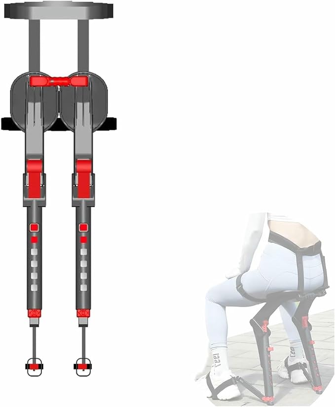 Exoskeleton Seat Adjustable Chairless Invisible Chair Invisible Chair Human Wearable Seat 5 Gear Adjustable Heights