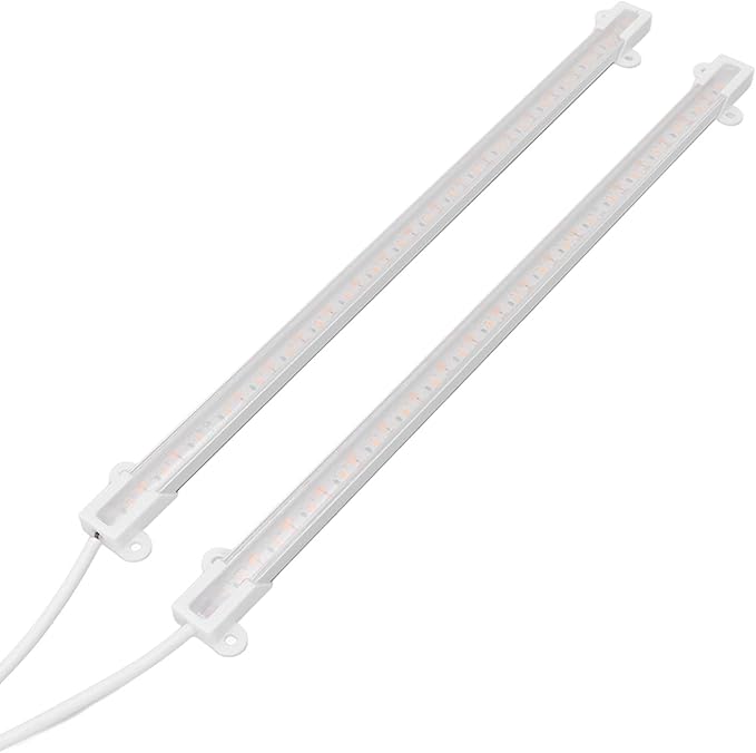 Generic Solar Grow Lights for Greenhouse Full Spectrum Growing LED Lamp Solar Plant LED Plant Grow Light Strip Outdoor Indoor for Balcony Vegetables Flowers (20w)