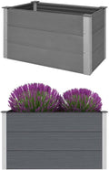 SKM Garden Raised Bed WPC 100x50x54 cm Grey (Weight-26KG)