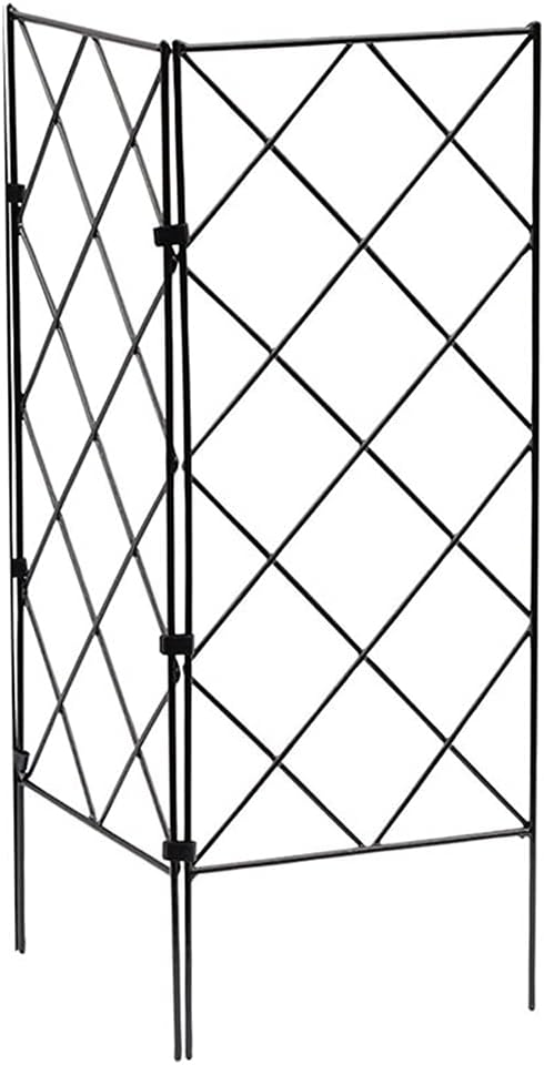Wire Lattice Diamond Grid Climbing Trellis Garden Climbing Decorative Trellis Panels Fences Flower Support Frame Sturdy Plant Decor Home Gardening Supplies Climbing Frame