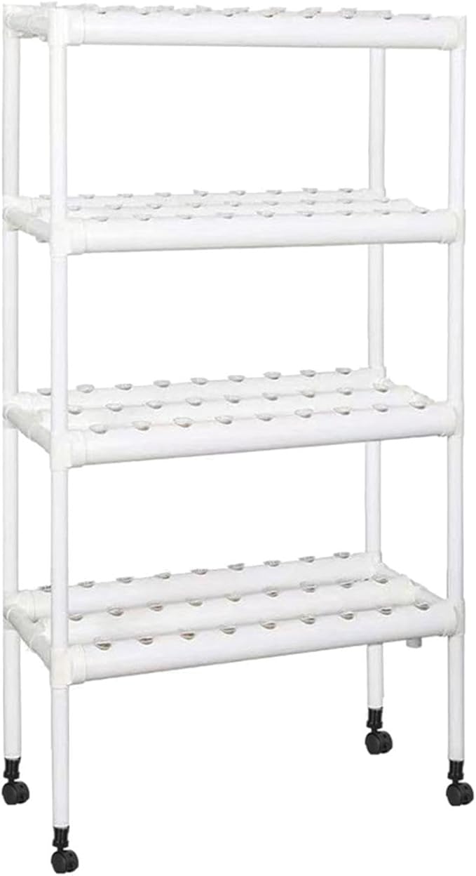 Hydroponic Grow Kit Garden Planting with Casters Home Hydroponics Growing System for Leafy Vegetables Basil Rosemary Sage
