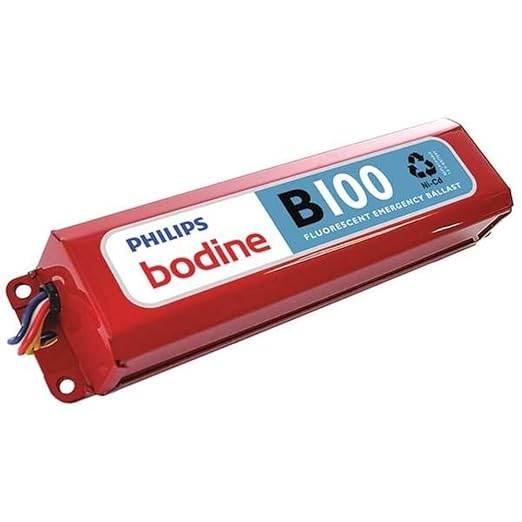 Bodine B100 - Emergency Backup Battery - 90 min. - Operates 17-40 W 2 ft. - 4 ft. T8 T10 or T12 or 4-pin long compact lamps - 120/277 Volt