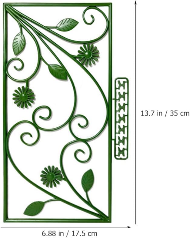 Yardwe 6pcs Garden Trellis Plant Climbing Support for Indoor Potted Plants Vertical Rack for Peas Roses Morning Glories Outdoor Indoor Use