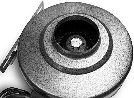 iPower 12 Inch 1060 CFM Inline Duct Ventilation Fan HVAC Exhaust Blower for Grow Tent Grounded Power Cord