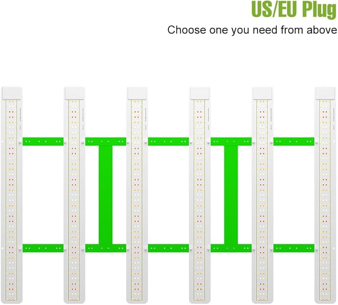 400W Red-Blue Spectrum Dimmable Grow Lights with Long-Lifespan Diodes 100-277V Universal Voltage &amp US Plug for Indoor Plants Seed Germination Seedling/Bloom Hydroponic Sunlike Supplemental Ligh
