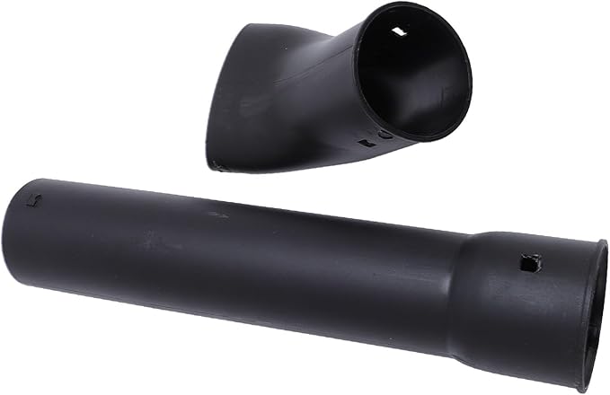 Hilitand Leaf Blower Nozzle Handheld Blower Nozzle Flat End Nozzle for Tight Spaces with 1-Click Installation Compatible with Cordless Handheld Blowers