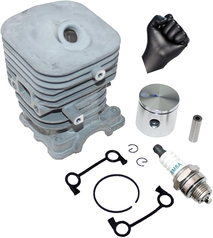 Cylinder Piston Kits for Husqvarna 125B 125BX 125BVX Jonsered B2126 BV2126 RedMax HB280 HB281 Poulan HB280 HB281 Craftsman 358794810 358794811 Blower PN 587597301 529900601 545132601