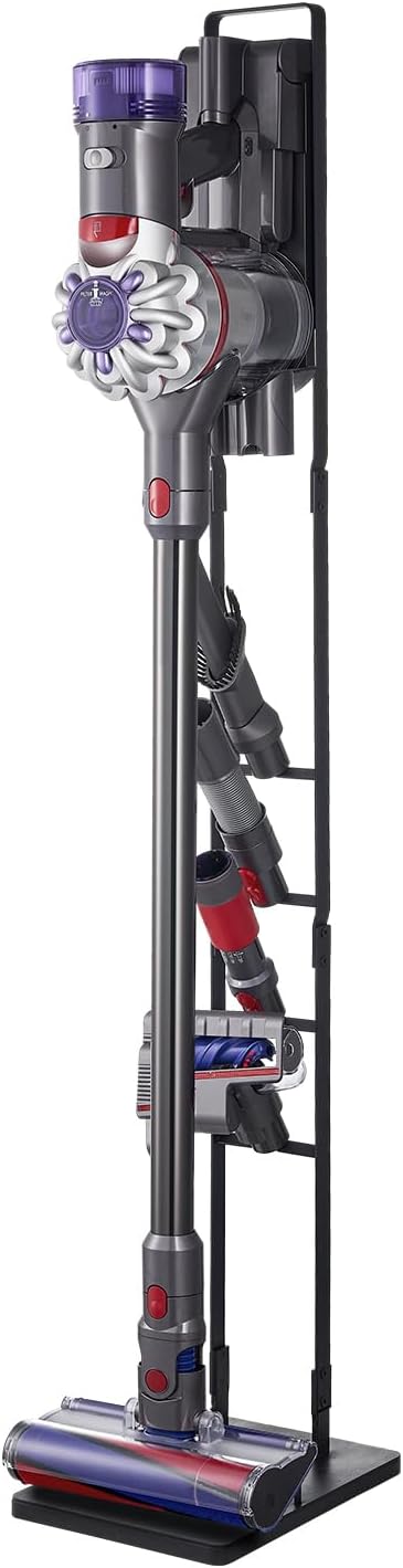 VEVOR Vacuum Stand Compatible with V6 V7 V8 V10 V11 V15 Stable Vacuum Stand Holder with 4 Hooks for DC30 DC31 DC34 DC35 DC58 DC59 DC62 D74 Cordless Upright Vacuum Cleaners &amp Accessories