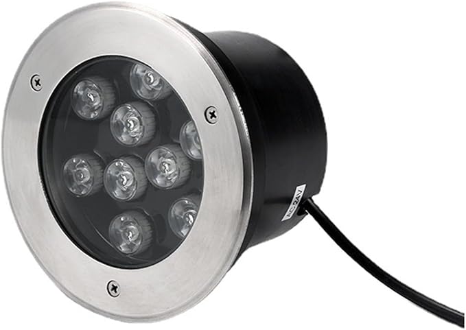 Ground Landscape Lights - LED Outdoor Spotlight Floodlight IP67 Waterproof Recessed Lamp Lighting for Garden Yard Construction(Warm White6W(AC85-265v))