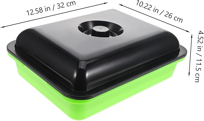 BESPORTBLE Hydroponic Seed Sprouter Tray Plant Trays for Sprouts Mason Jar Sprouting Kit