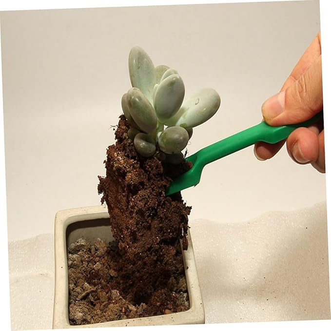 Toyvian 21pcs Gardening Hand Tools Set Plant Accessories Transplanting Tool Tweezers Trowel for Succulents Miniature Gardening