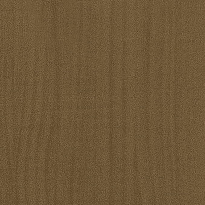 Honey Brown Solid Pinewood Planter Set of 2 Square 19.7x19.7x27.6 Inch Outdoor Indoor Garden Raised Bed for Patio Balcony Plants